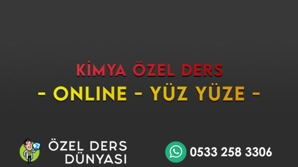 Kimya Dersi