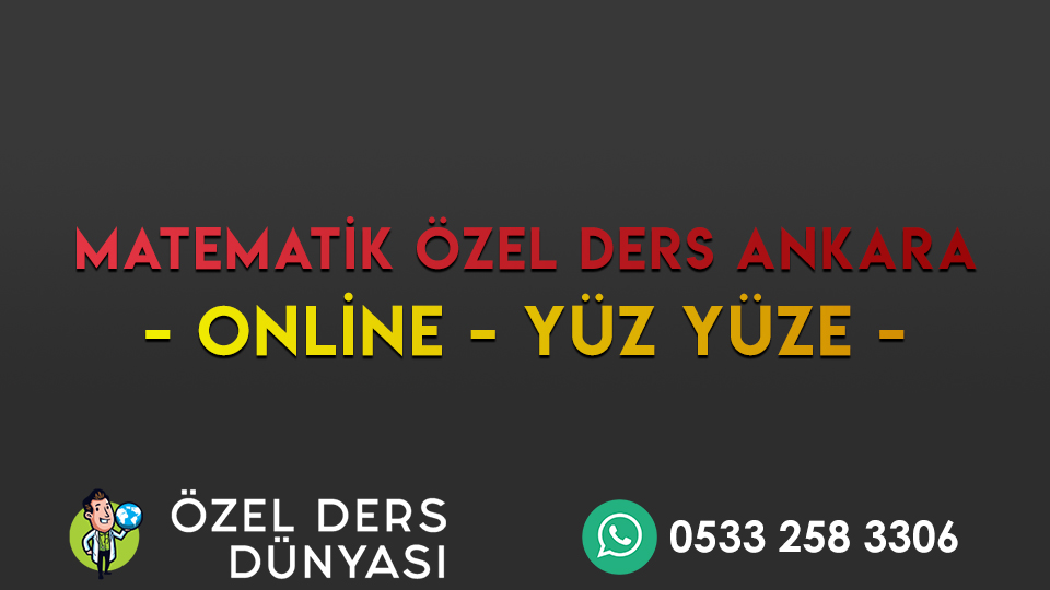 Ankara Matematik Özel Ders