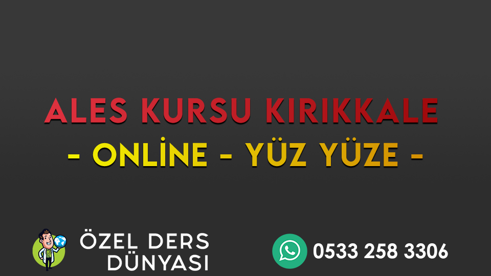 ALES Kursu Kırıkkale