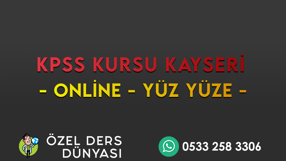 Kpss Kursu Kayseri