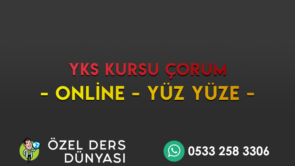 YKS Kursu Çorum
