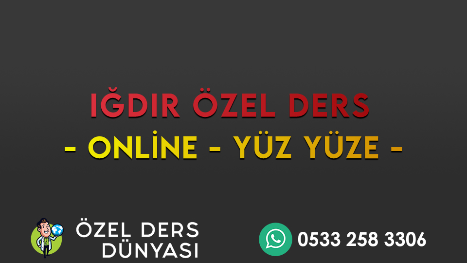 Iğdır Özel Ders