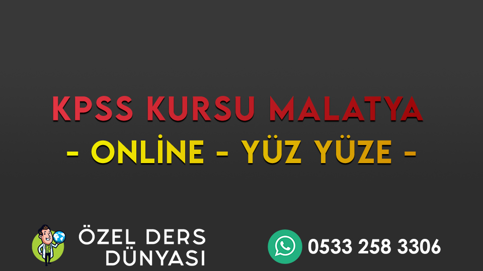 Kpss Kursu Malatya