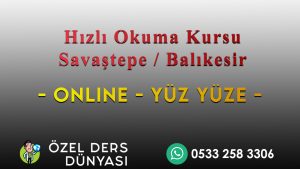 Hızlı Okuma Kursu Savaştepe