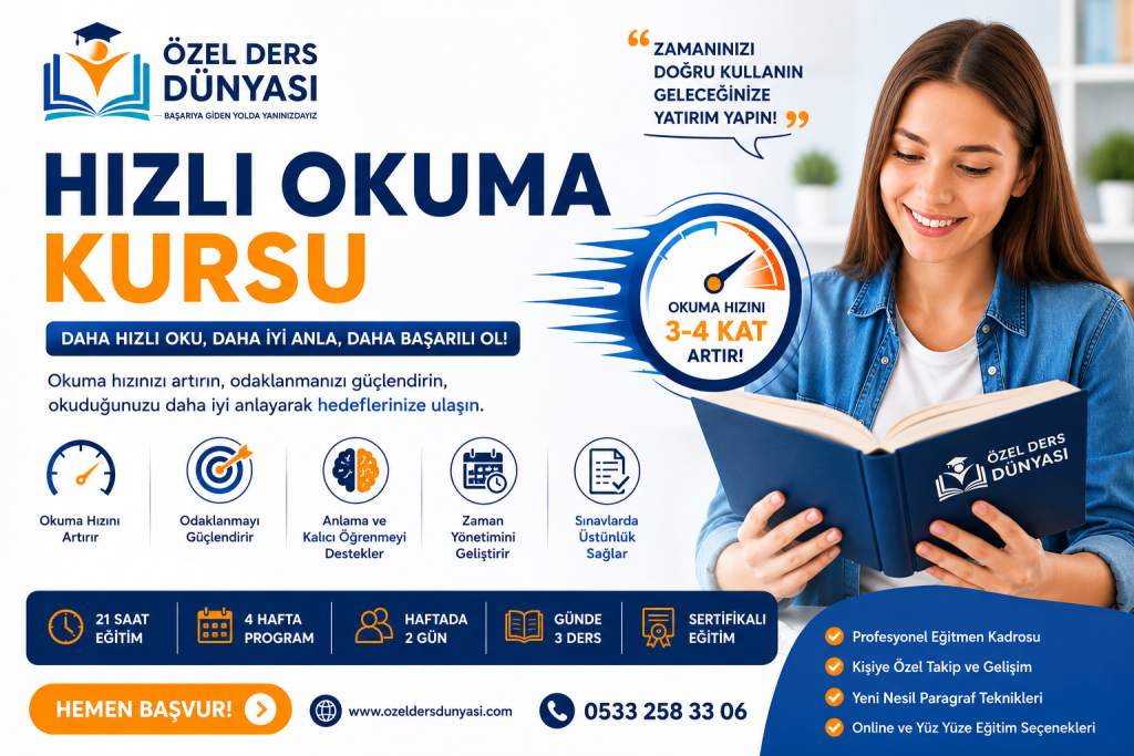 Hızlı Okuma Kursu Yenişehir